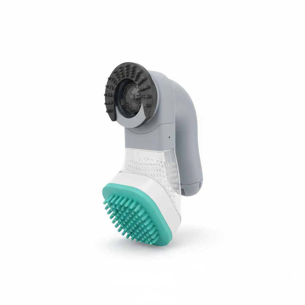 Electric Pet Hair Portable Pet Massage Cleaning Brush
