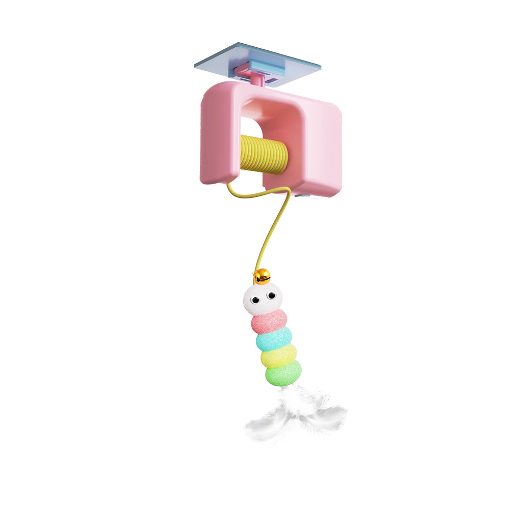 Automatic Flying Bird Cat Toy - Rechargeable Interactive Hanging Door Hunt Toy