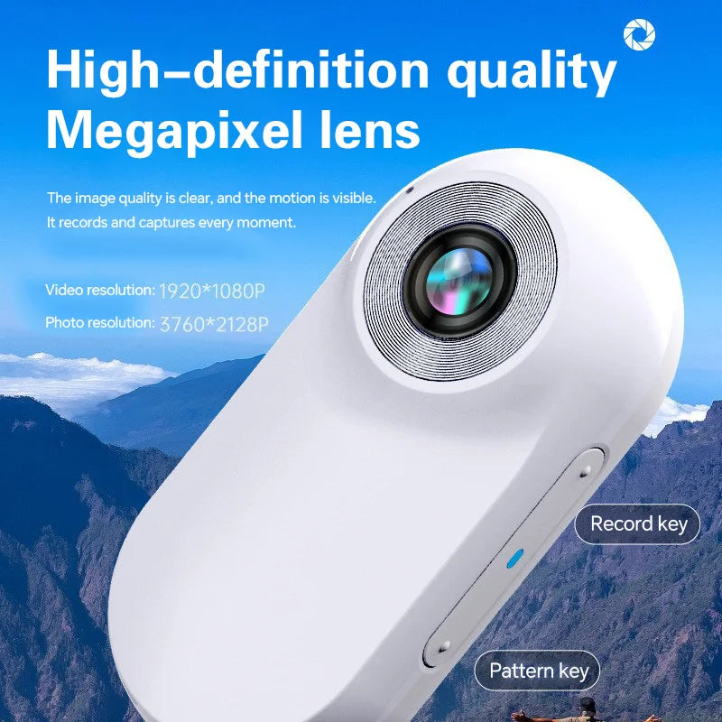 HD 1080P Wireless Pet Collar Camera - Video Records for Cats & Dogs