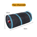 Cat Tunnel Play Toy - Foldable Breathable Drill Barrel for Indoor Cats