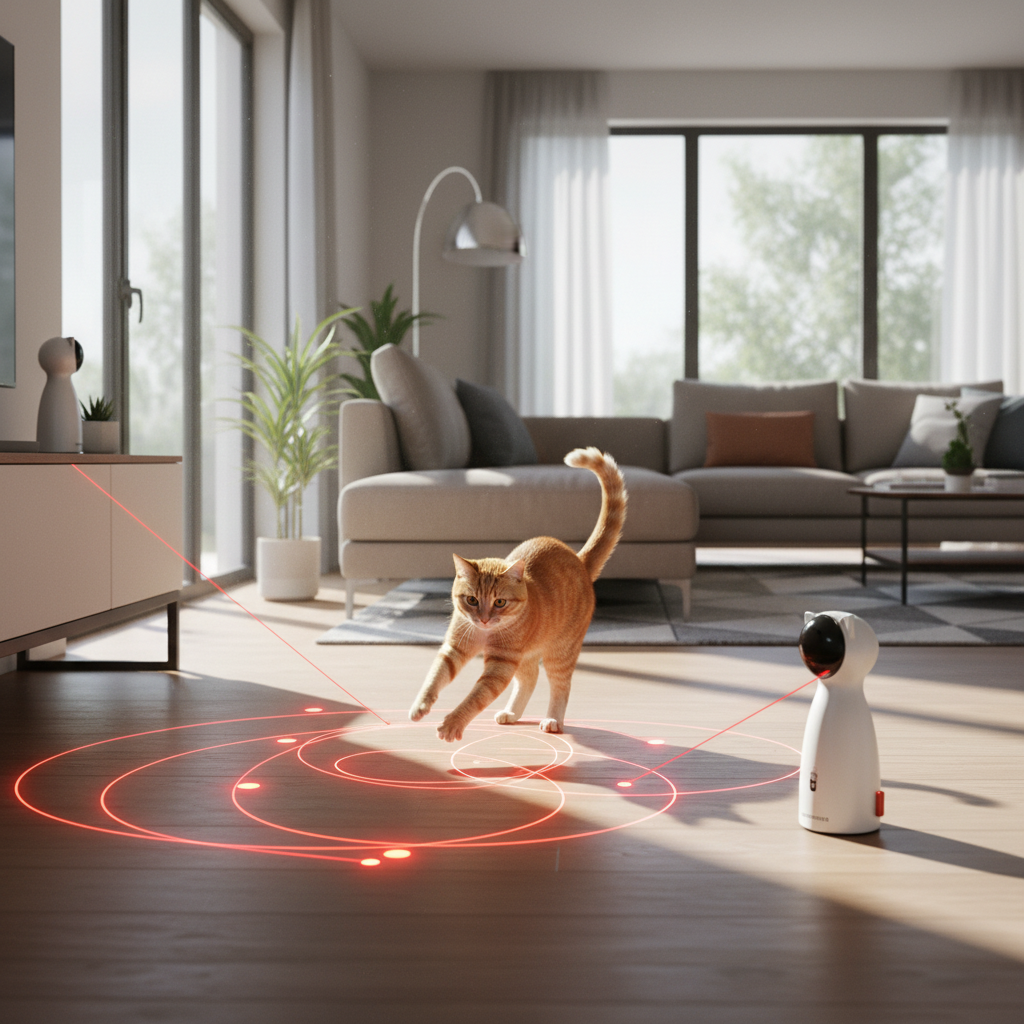 Creative Cat Pet LED Laser Funny Toy Smart Automatic