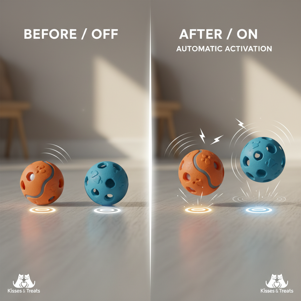 Hot Intelligent pet toy ball electronic pet interactive toy moving ball USB puppy automatic moving bounce gift cat products.